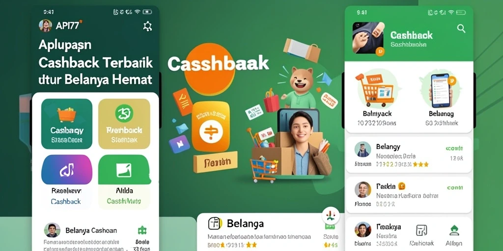 Tampilan antarmuka API77 yang intuitif untuk belanja cashback.