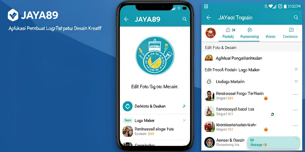 Antarmuka JAYA89 yang intuitif untuk membuat logo dengan mudah.
